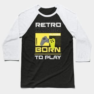 Retro Gamer #6 Baseball T-Shirt